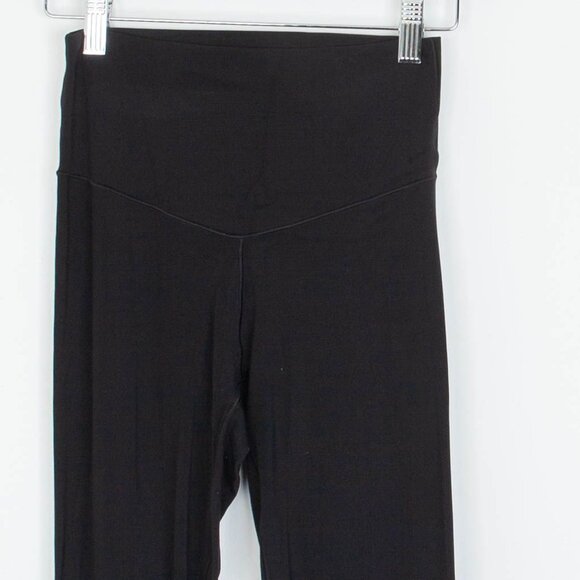 Aerie‎ Womens Offline Real Me High Waisted 7/8 Leggings Size S Black Athleisure - Picture 2 of 6